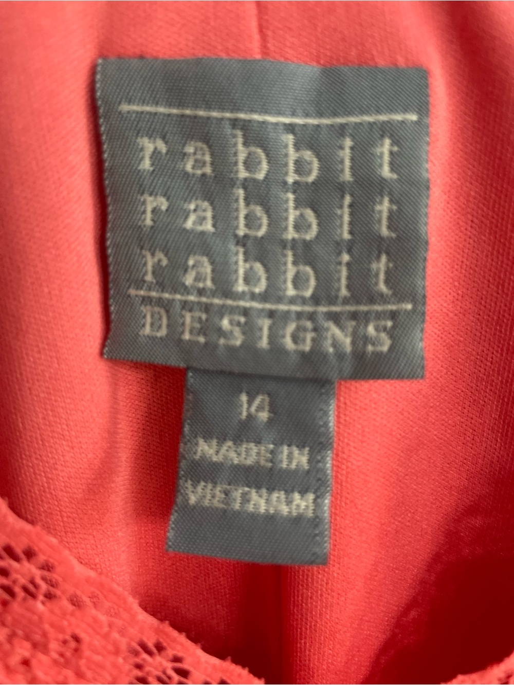 Rabbit Rabbit Rabbit Coral Lace Midi Dress - Picture 2 of 9
